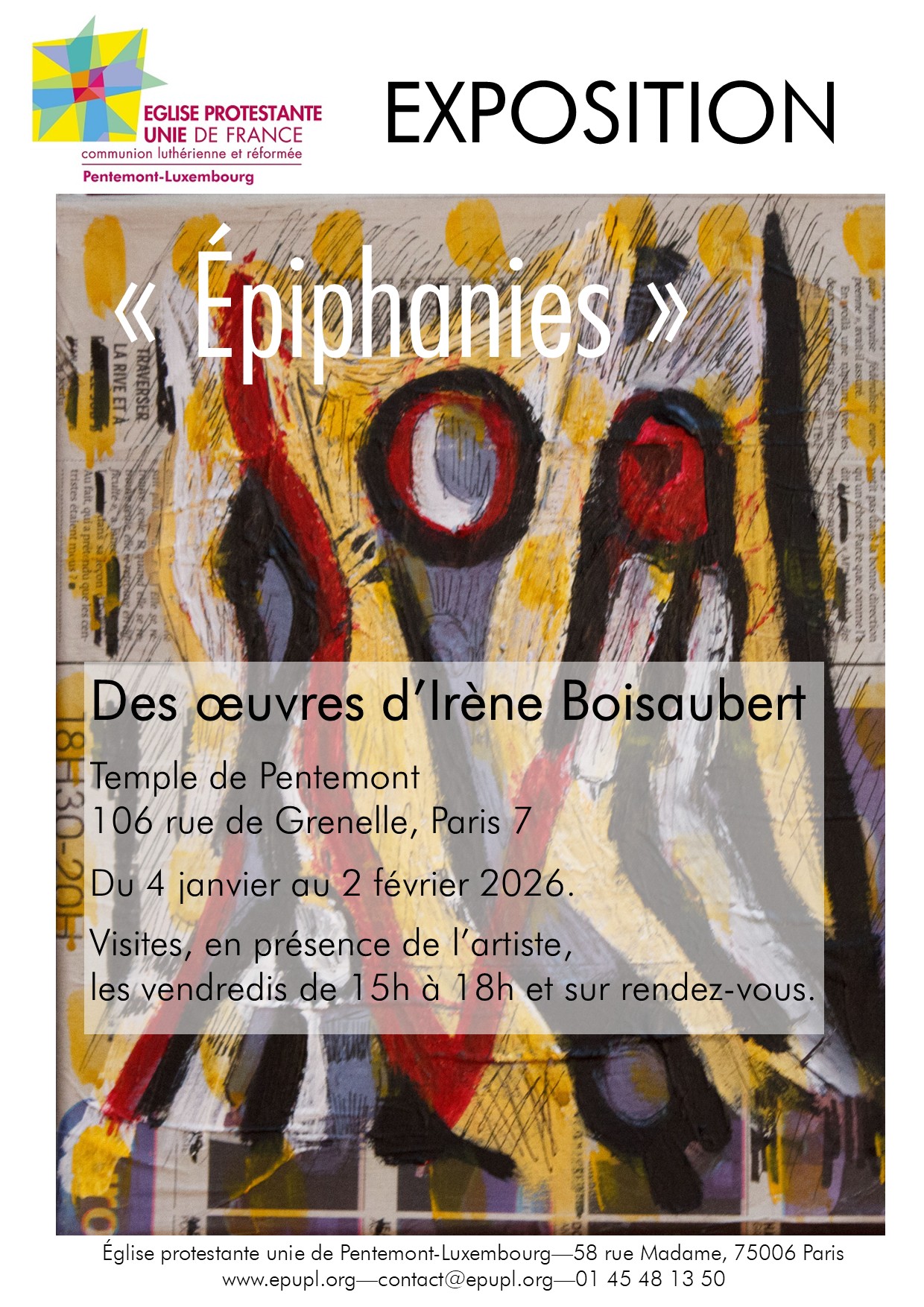 Exposition Epiphanies Affiche
