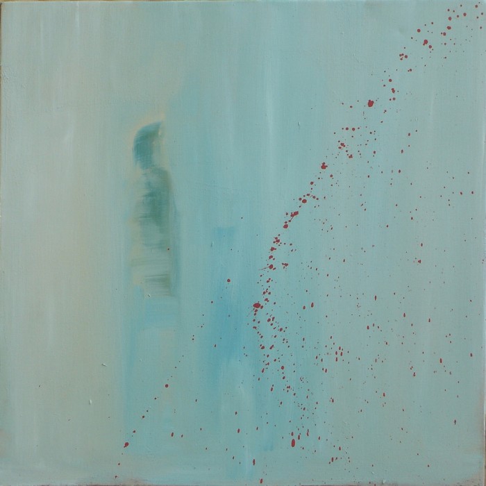 les absents 11 2004 huile sur toile  50x50 les absents 11 2004 huile sur toile  50x50