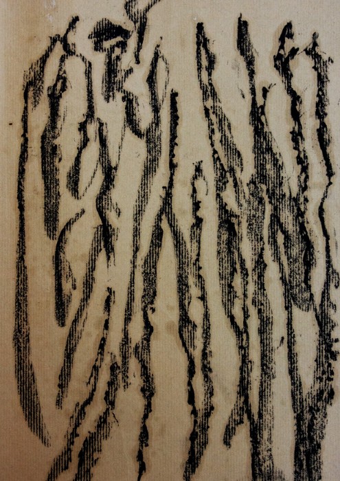 empreintes 2022 frottage sur papier kraft 42x29.7 cm 4 empreintes 2022 frottage sur papier kraft 42x29.7 cm 4