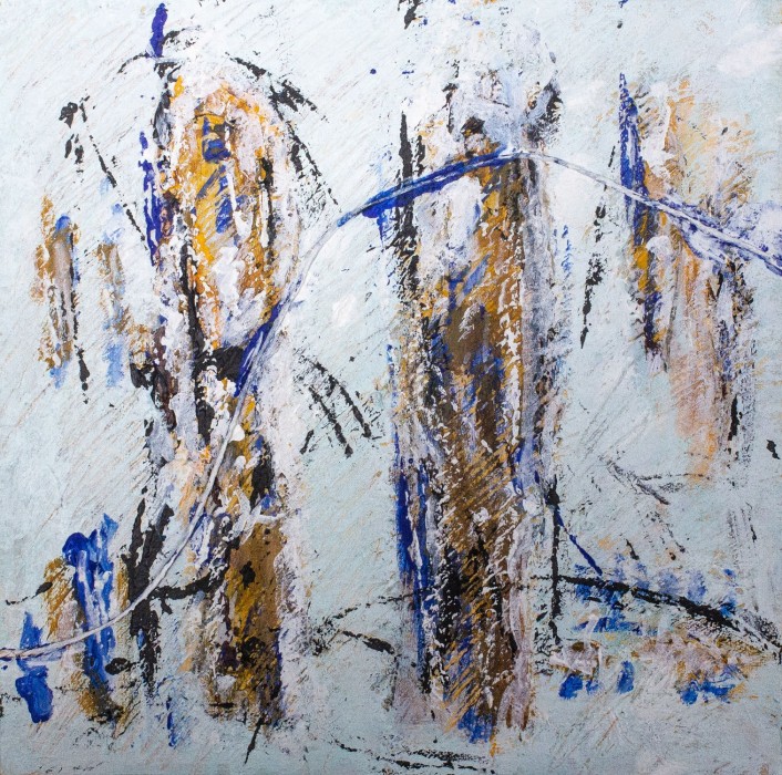 heureux les solitaires 30x30 cm acrylique sur toile 2021 5 heureux les solitaires 30x30 cm acrylique sur toile 2021 5