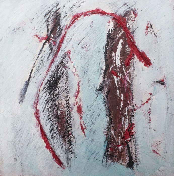 heureux les solitaires 30x30 cm acrylique sur toile 2021 6 heureux les solitaires 30x30 cm acrylique sur toile 2021 6
