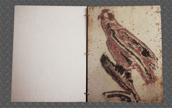 oiseaux impression numerique sur aluminium 31cm x 23 cm 2021 1 fond texture