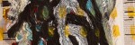 epiphanie collage papier journal acrylique sur toile 27cmx22cm 12