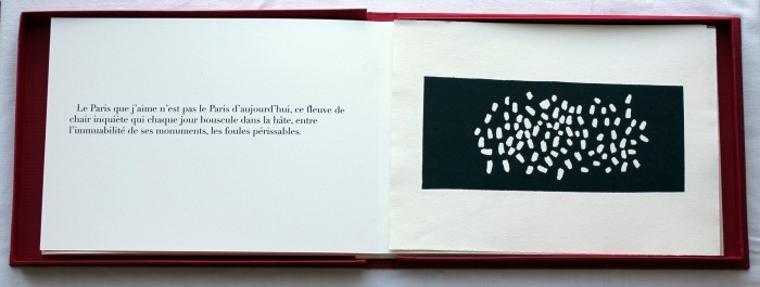Paris texte inedit de rene Pons et 4 gravures 2013 2