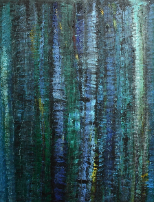 chant du djebel 1 2015 acrylique sur toile 116x89
