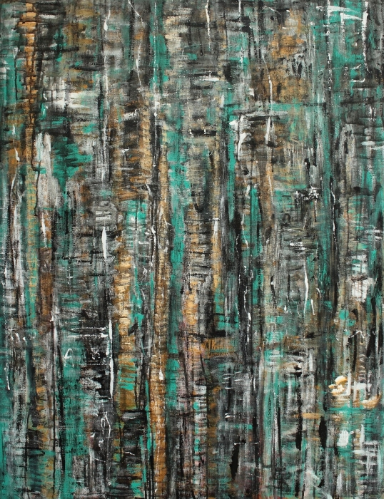 chant du djebel 2 2015 acrylique sur toile 116x89
