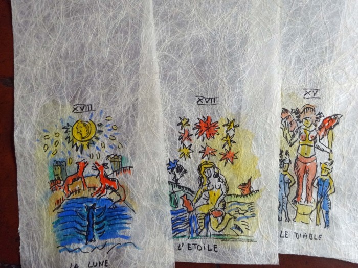 Tarot livre d artiste exemplaire unique 2018 4 Tarot livre d artiste exemplaire unique 2018 4