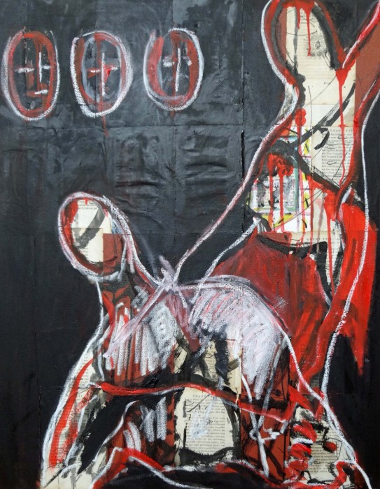 iliade batailles 92x73 huile sur toile 201 2017 3