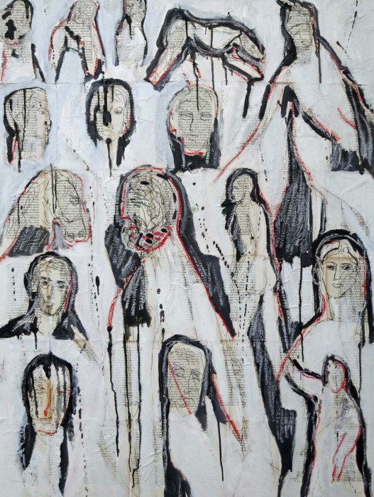 iliade chant 116x 90 huile sur toile 2017  iliade chant 116x 90 huile sur toile 2017