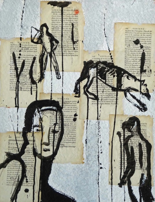 iliade chants encre sur papier 2017 5 a  iliade chants encre sur papier 2017 5 a