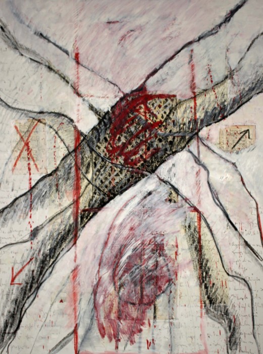 sans titre collage technique mixte sur toile 130x97  2017 1 sans titre collage technique mixte sur toile 130x97  2017 1