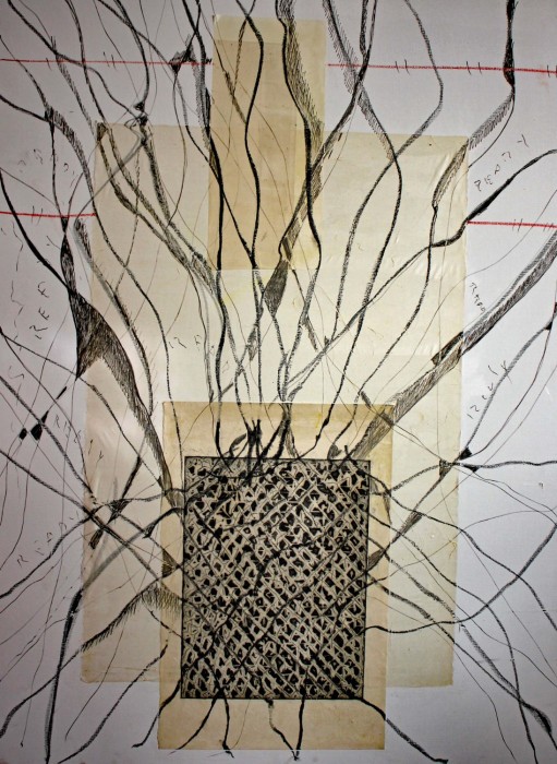 sans titre collage technique mixte sur toile 130x97  2017 3 sans titre collage technique mixte sur toile 130x97  2017 3